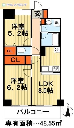 ウィルテラス千葉中央の物件間取画像